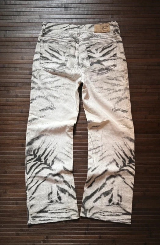 Cavalli Zebra Print Jeans - S