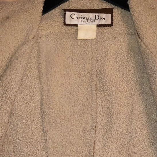 Dior Shearling Moto Jacket - S