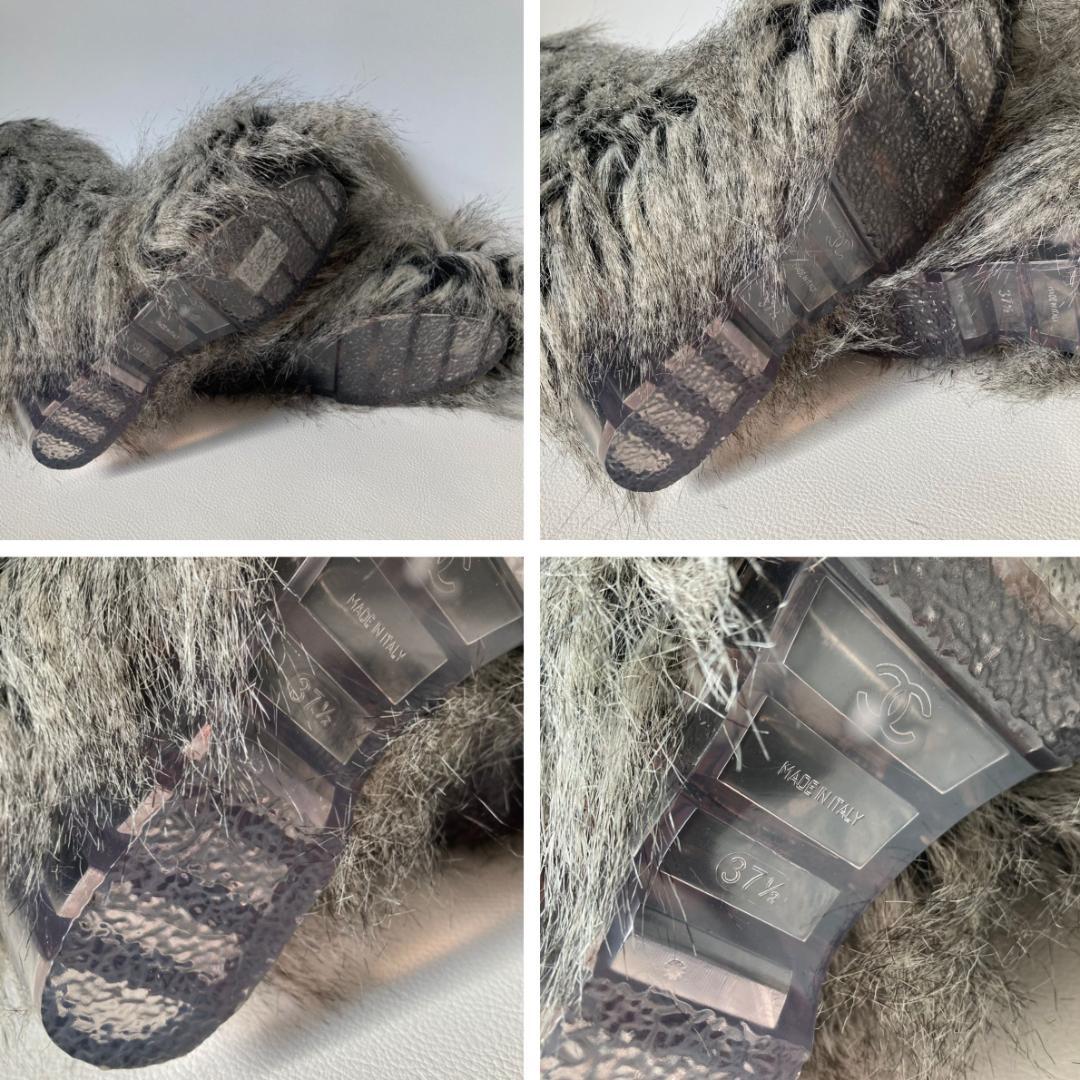 Chanel Fur Yeti Boots Brand New - 37.5