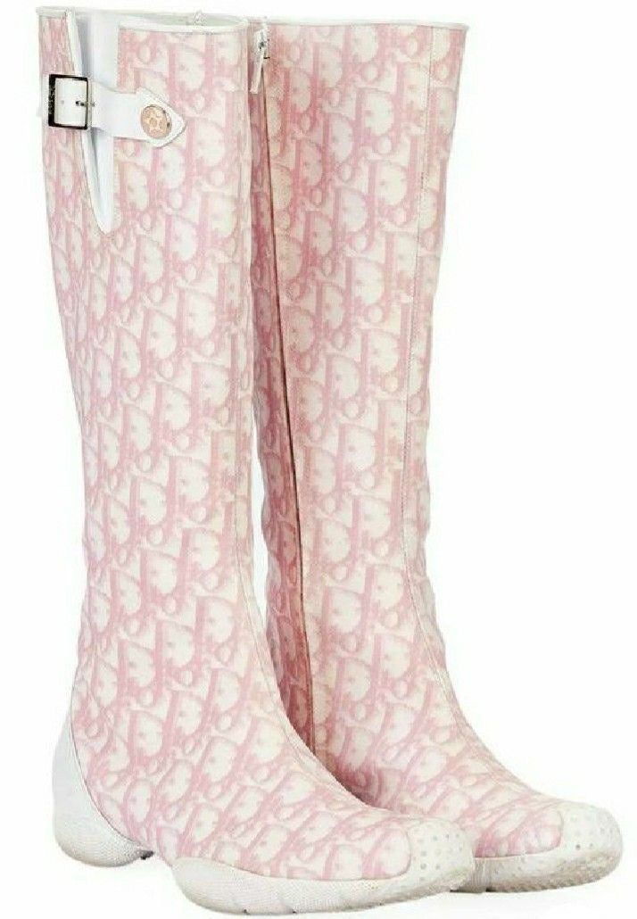 Dior Trotter Monogram Boots - 38