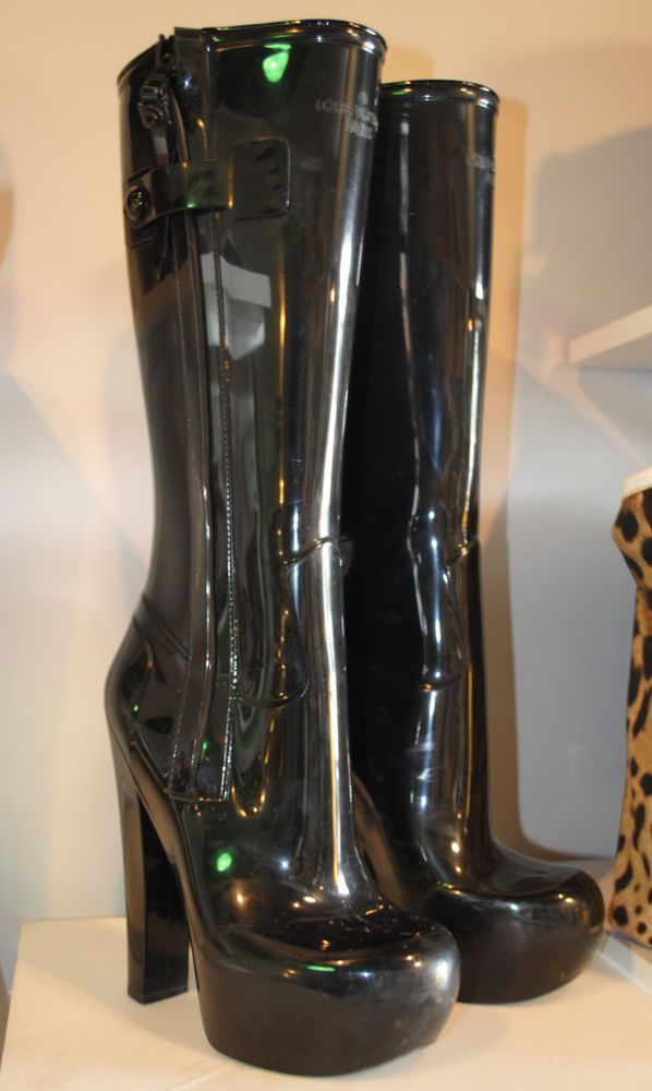 Louis Vuitton by Marc Jacobs Fetish Rubber Rain Boots - 37, 39 + 39.5