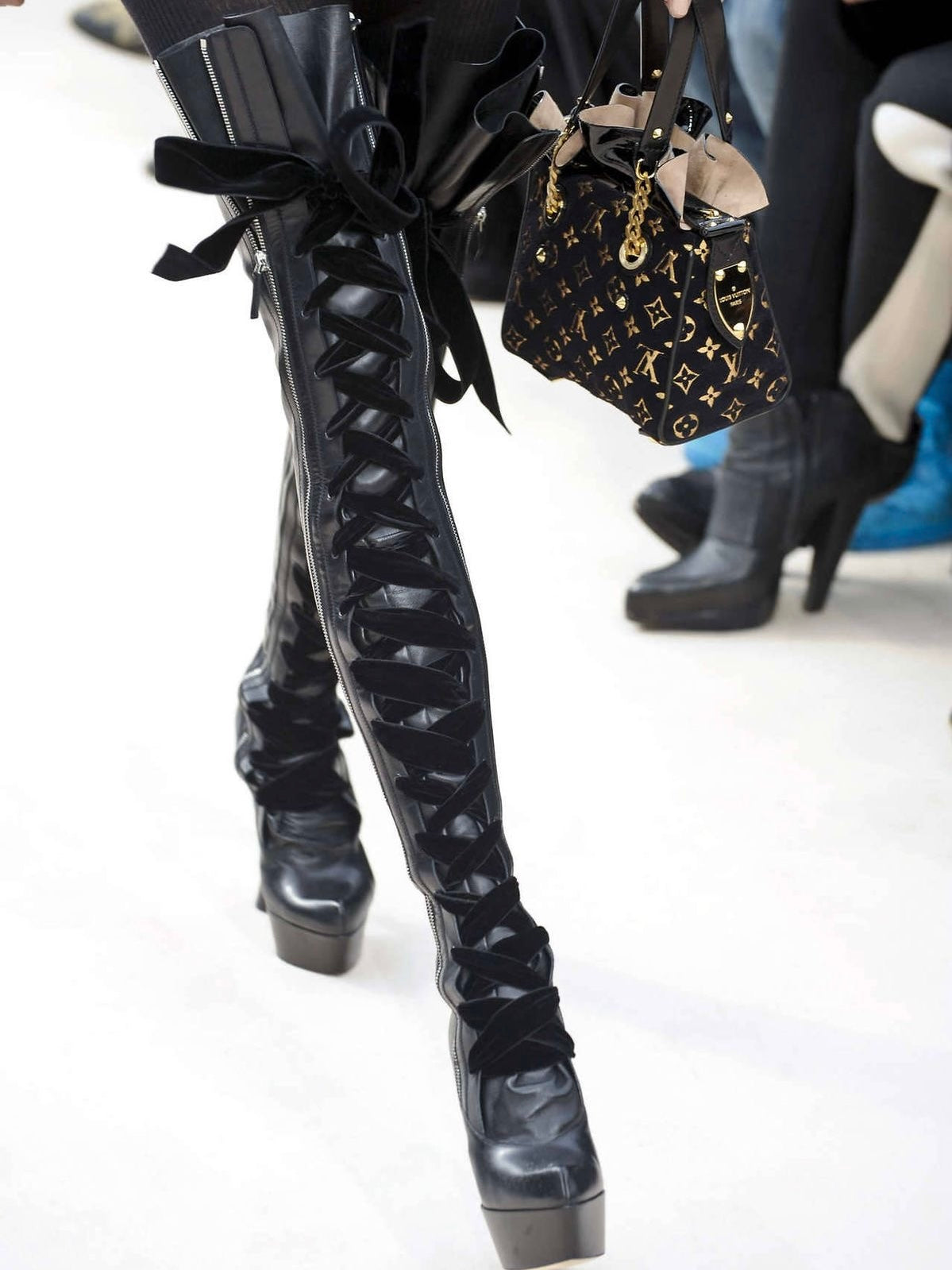 Louis Vuitton by Marc Jacobs 2009 Lace Up Boots - 38.5 + 41