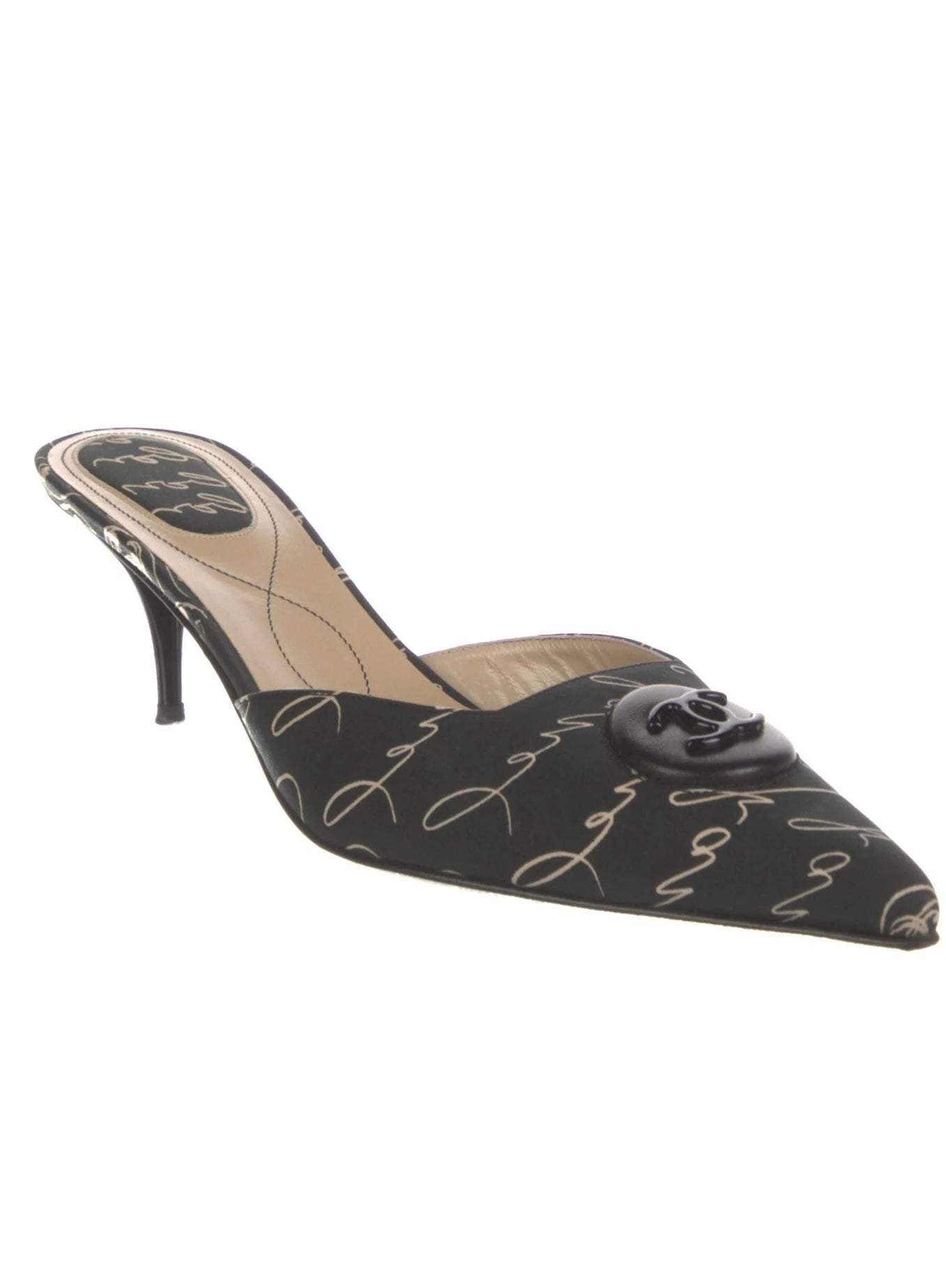 Chanel Logo Mules - 36