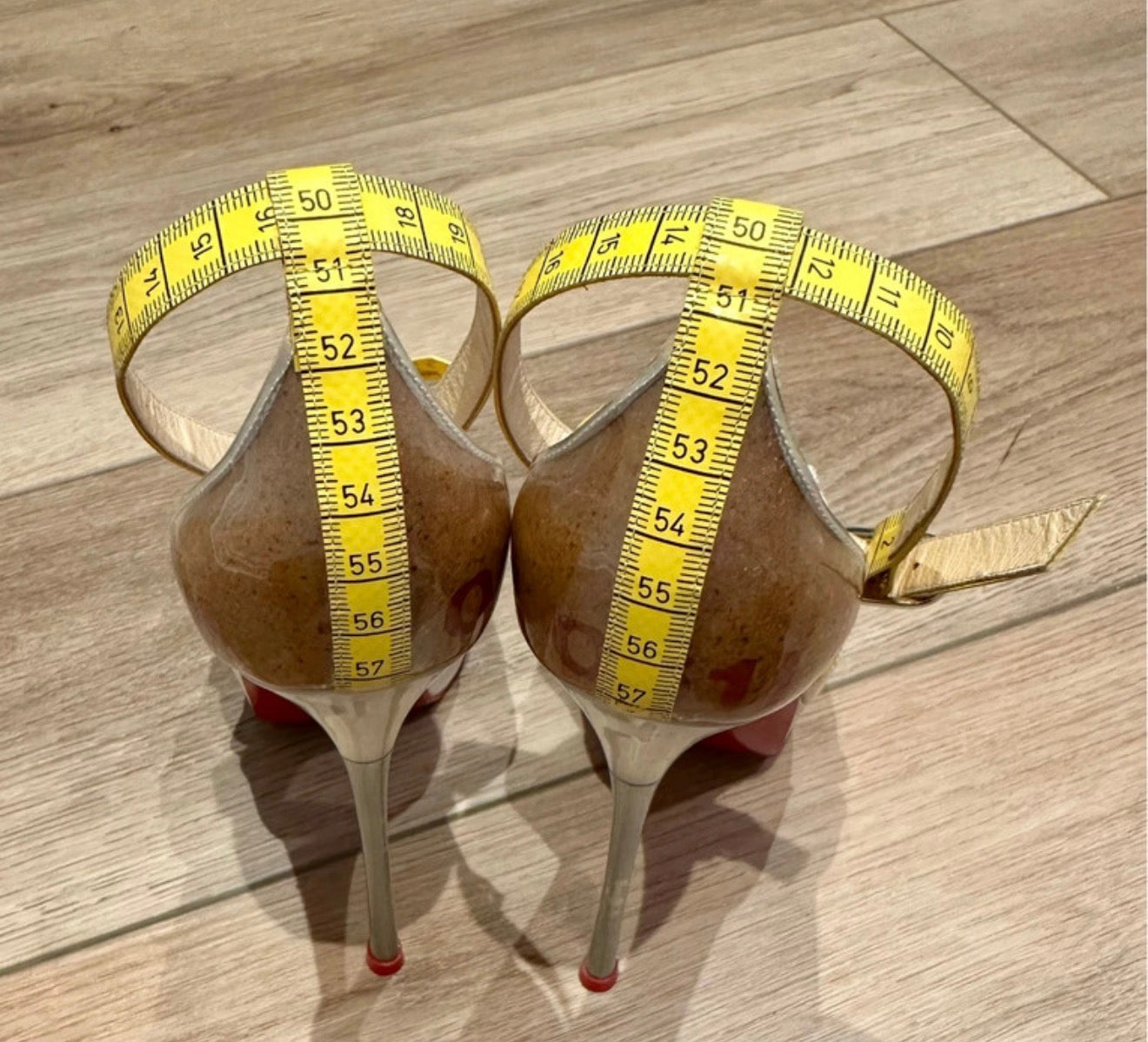 Christian Louboutin Measuring Tape Heels Limited Edition Collectors Item Brand New - 37.5