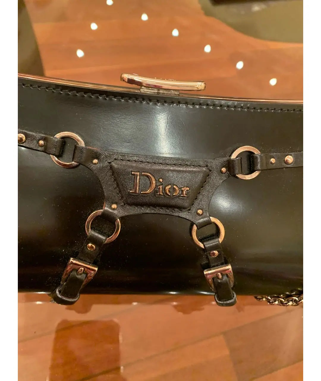 Dior Bondage Clutch and Chain Bag