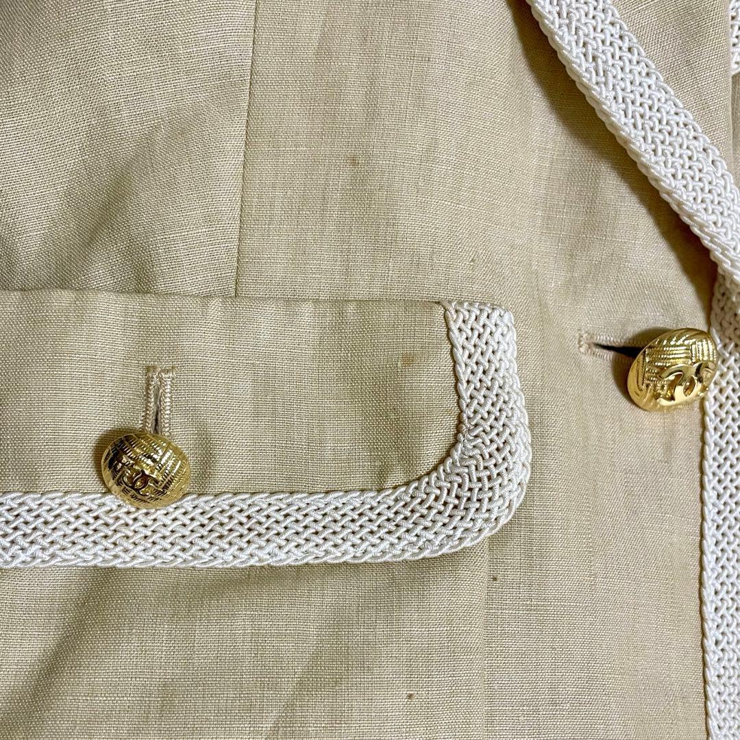 Chanel 1990s Linen Blazer Set - M