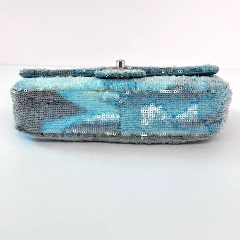 Chanel 2018 Waterfall Sequin Flap Bag