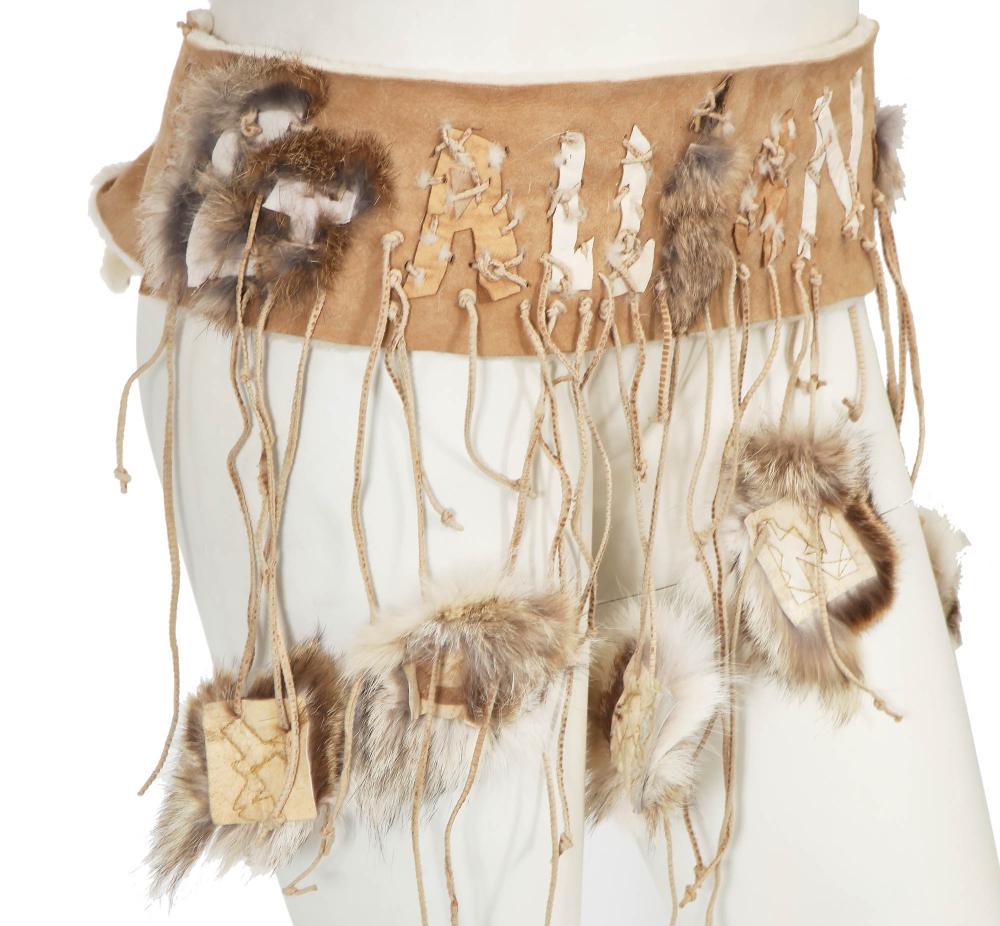 John Galliano SS 2002 Fur Belt - S