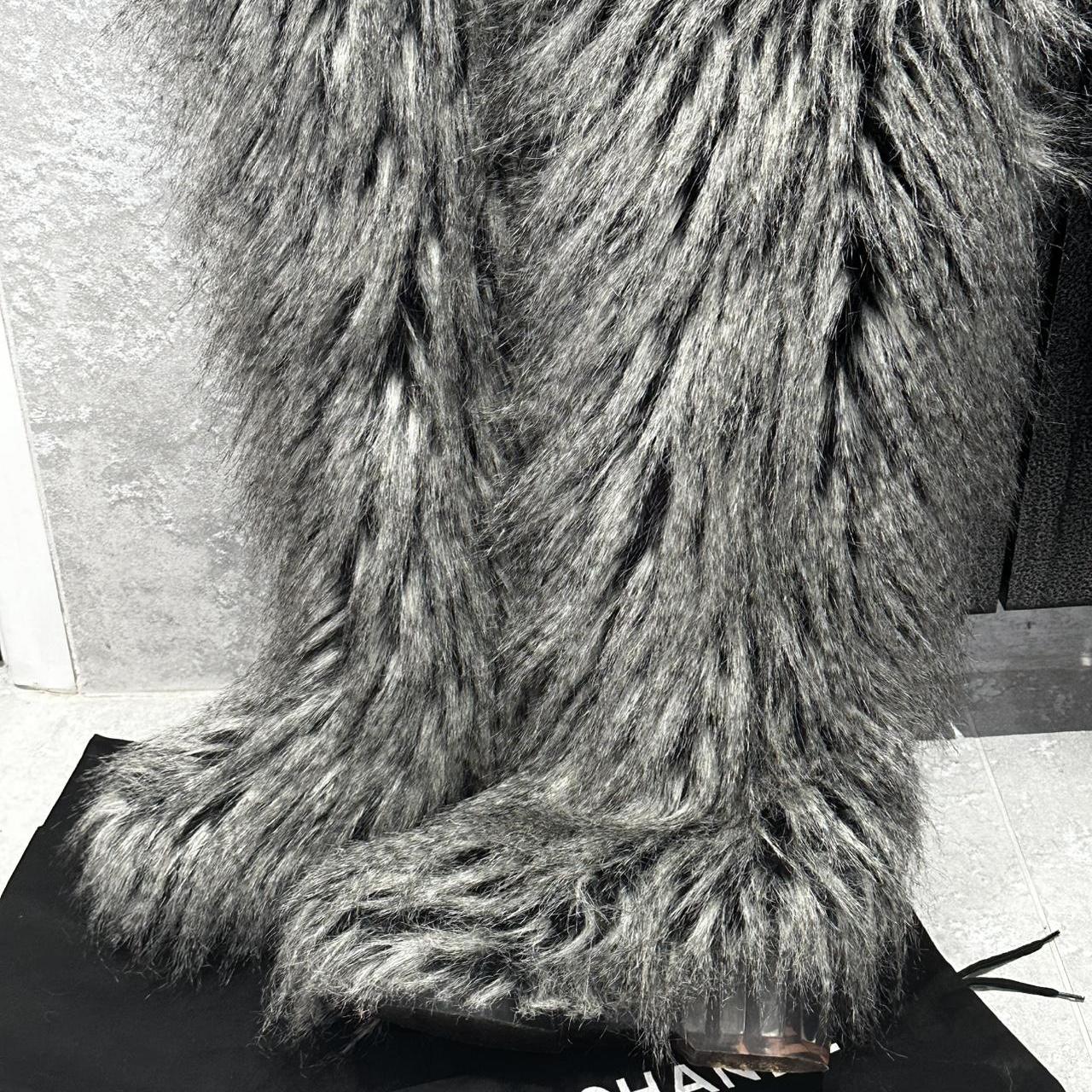 Chanel Fur Yeti Boots - 39.5