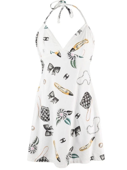 Chanel 1994 Print Dress - S/M