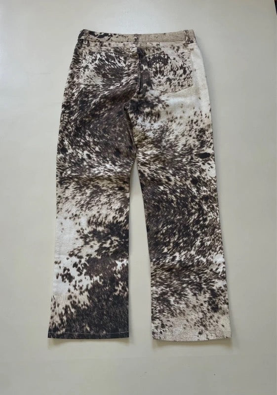 Cavalli Cow Print Jeans - L