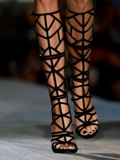 Dsquared2 Geometric Gladiator Boots - 39