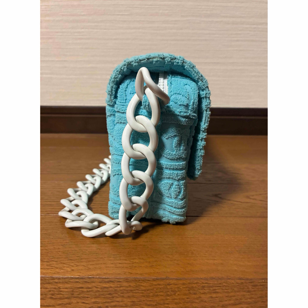 Chanel Blue Terry Cloth 2003 Sport Bag