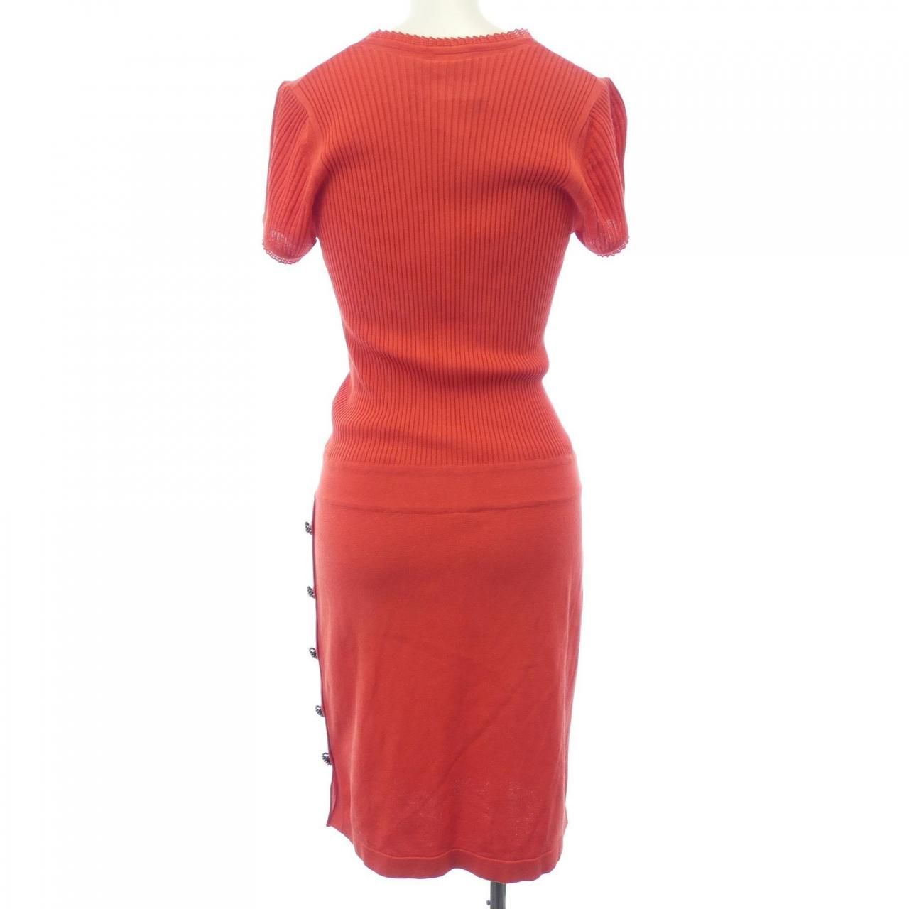 Chanel Knit Mesh CC Dress - S