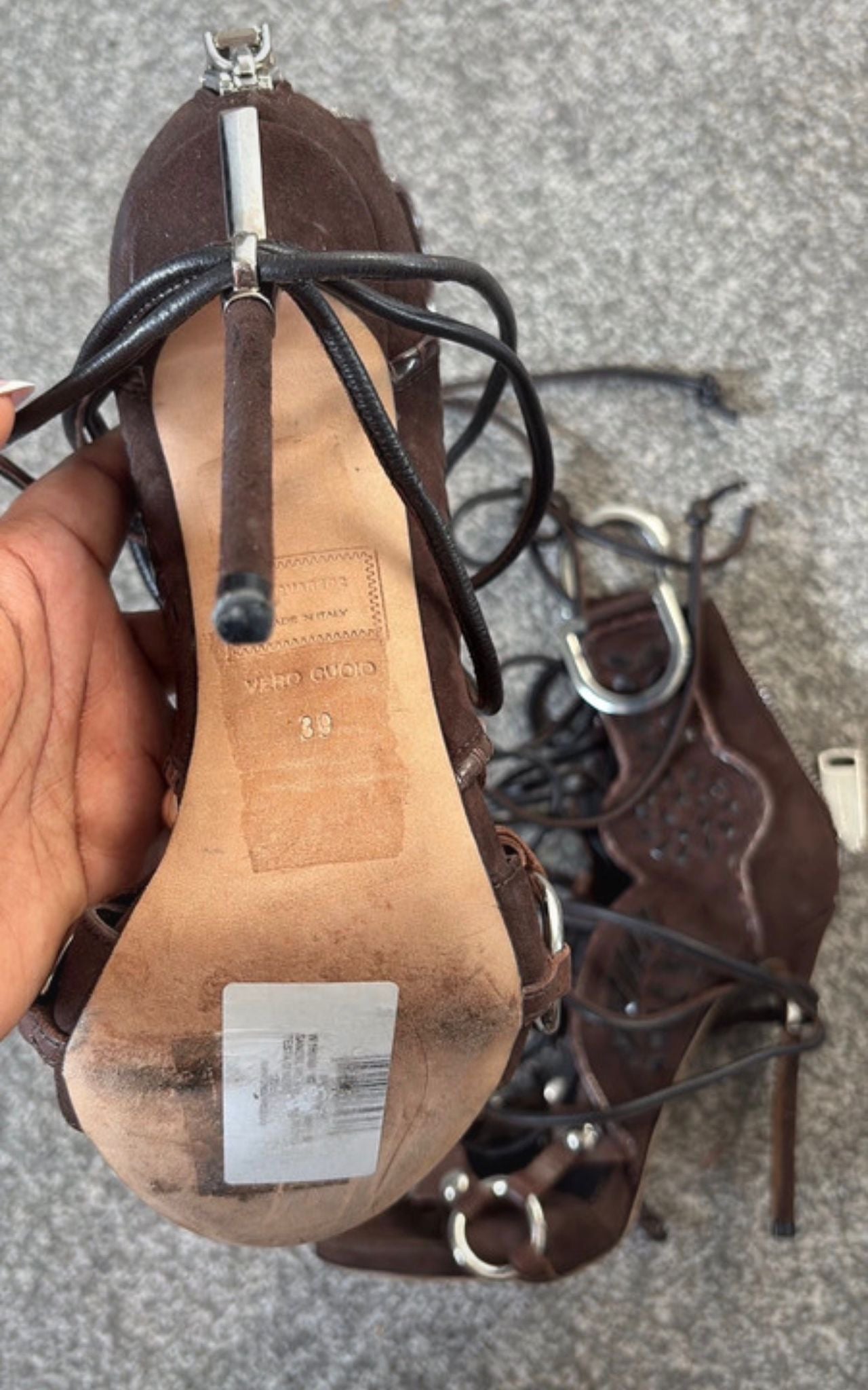 Dsquared2 Gladiator Lace up Heels - 39