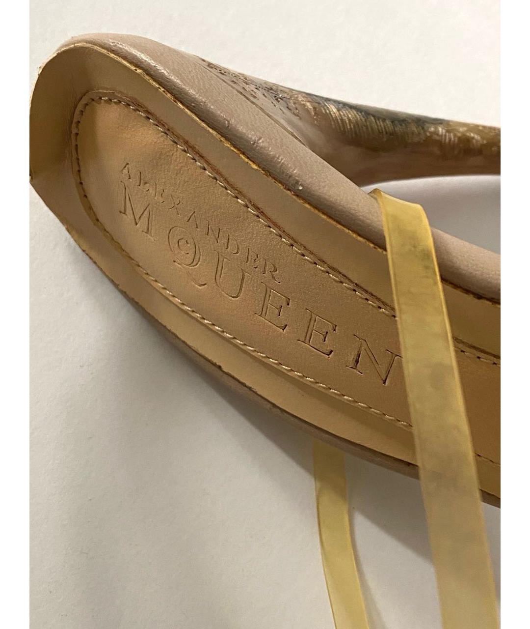 Alexander McQueen Etched Fishbone Heel Brand New - 38/39