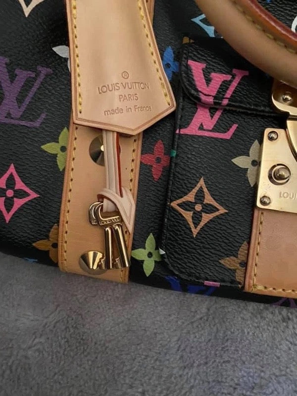 Louis Vuitton x Takashi Murakami Monogram Keepall 45 Travel Bag
