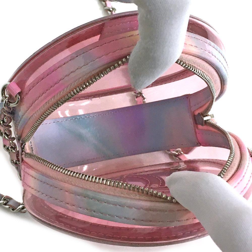 Chanel PVC Transparent Round Bag