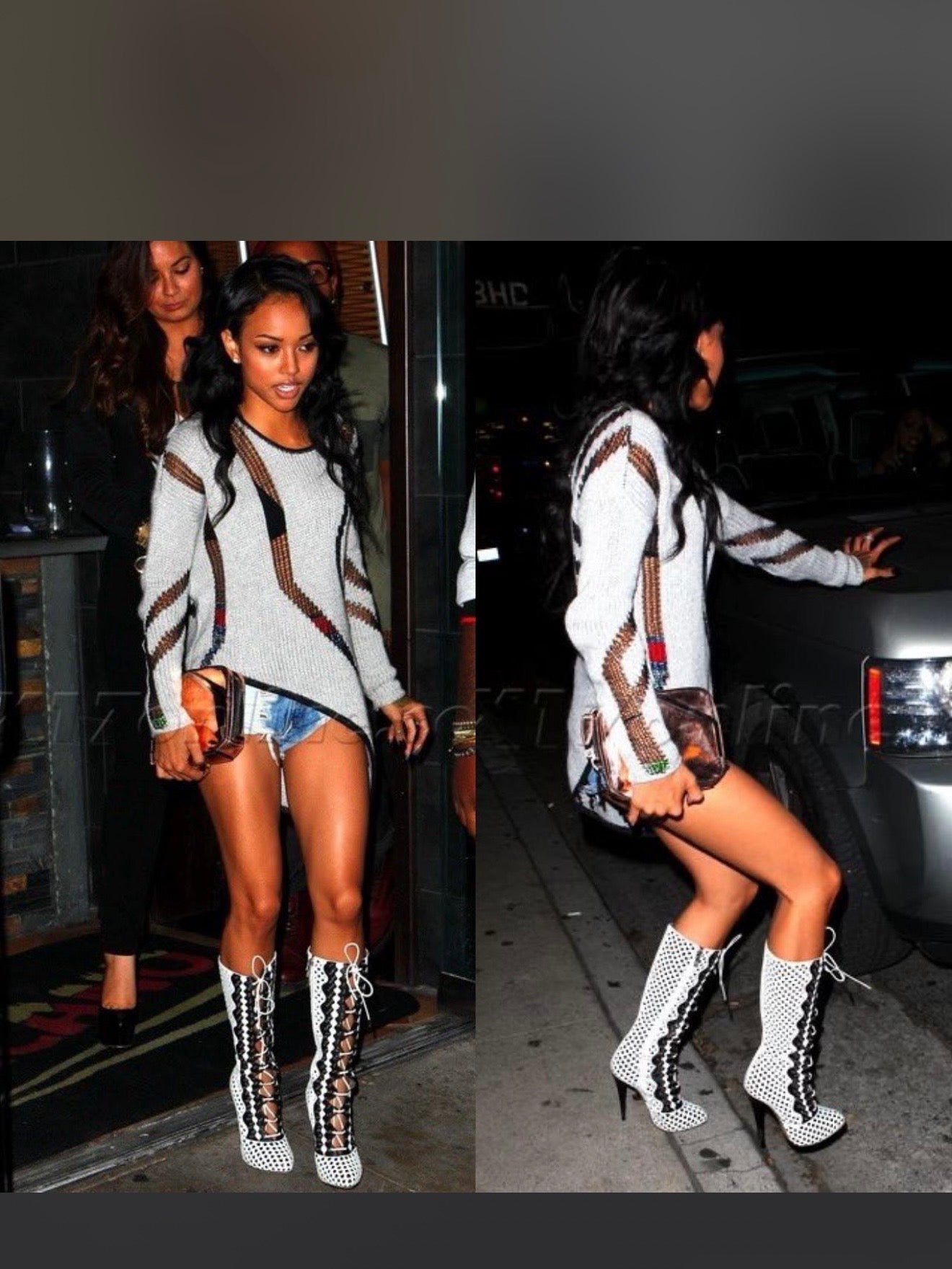 Versace Resort 2012 Lace Up Boots - 37