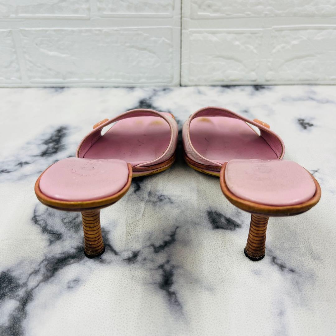 Chanel Logo Mules - 34.5/35