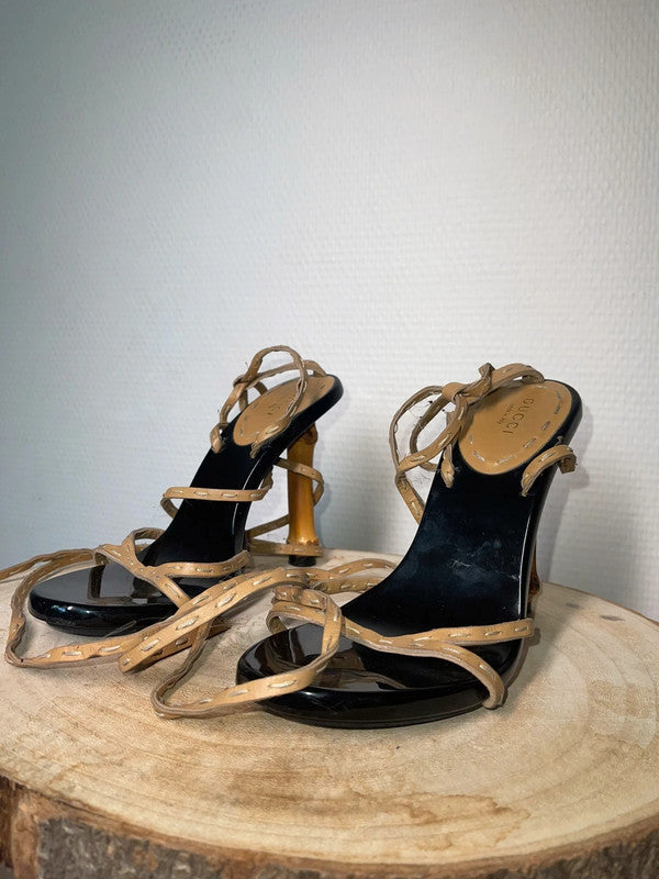 Gucci by Tom Ford Bamboo Heels - 36.5/37