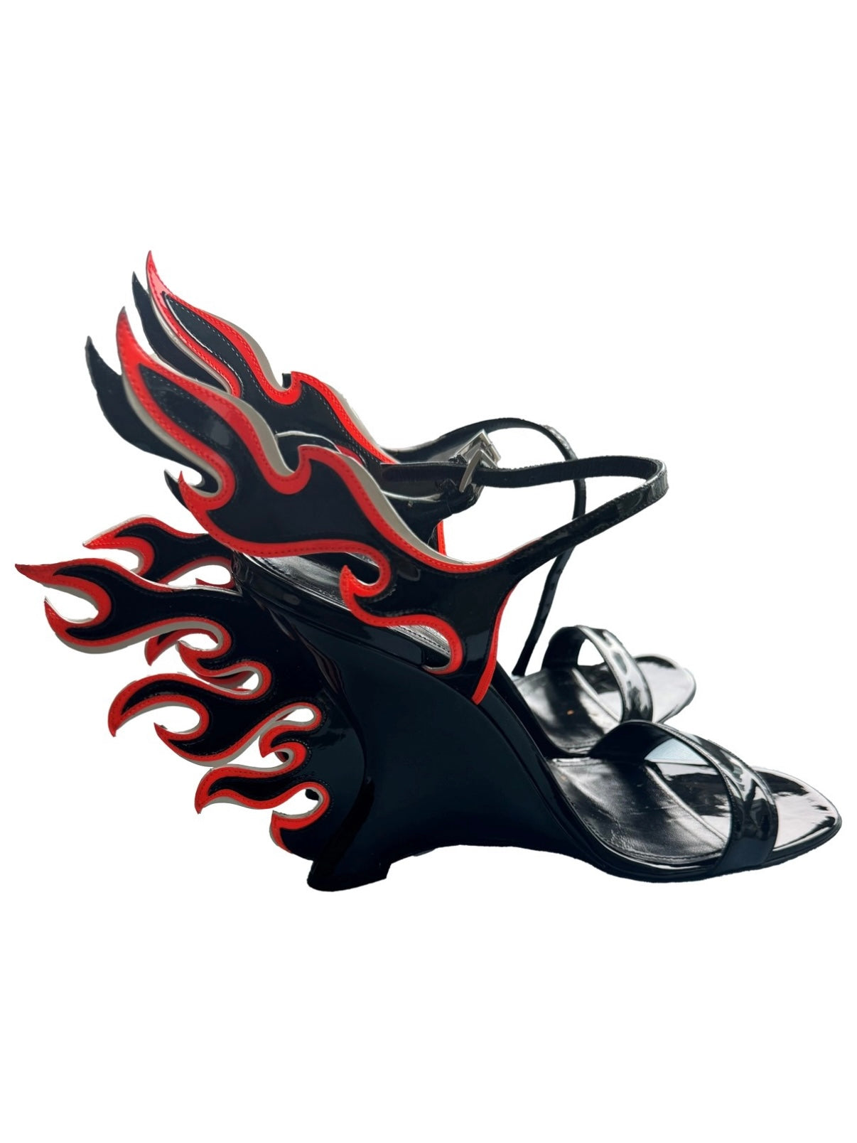 Prada Flame Runway Heels - 35.5