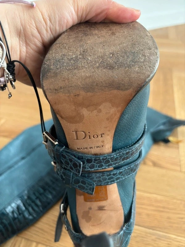 Dior Galliano Croc Boot - 37