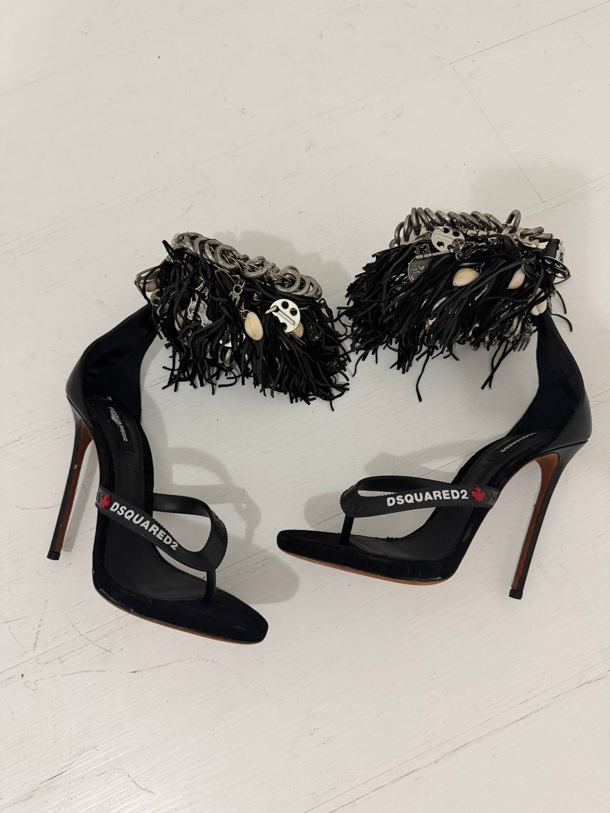 Dsquared2 Gothika Fringe Heel - 39/39.5