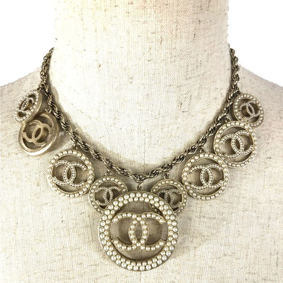 Chanel Faux Double CC Necklace