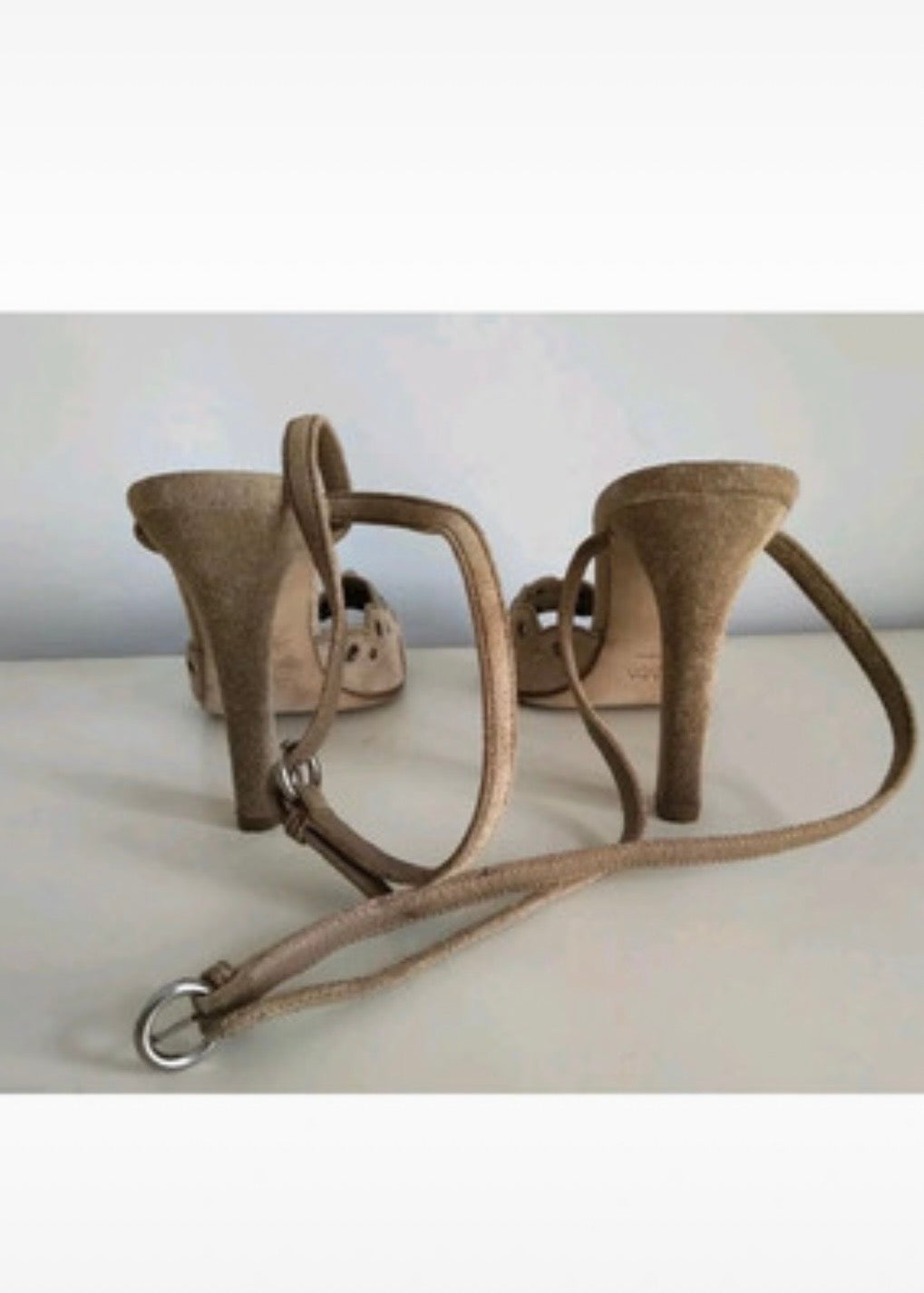 Prada Suede Bow Heels Brand New - 37.5