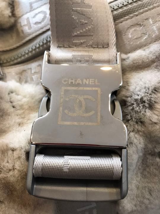 Chanel Sport Rabbit Fur Bowling Bag