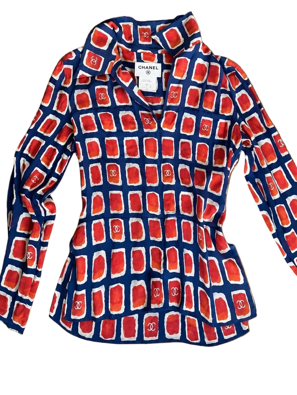 Chanel 2001 Watercolour Shirt - S