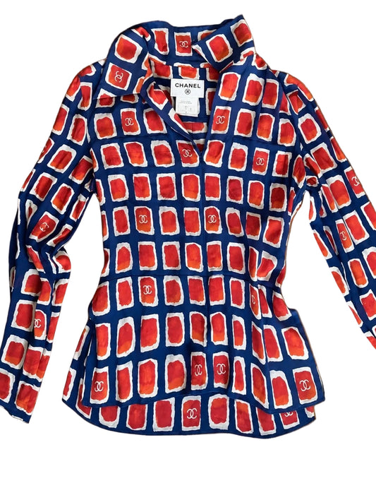 Chanel 2001 Watercolour Shirt - S
