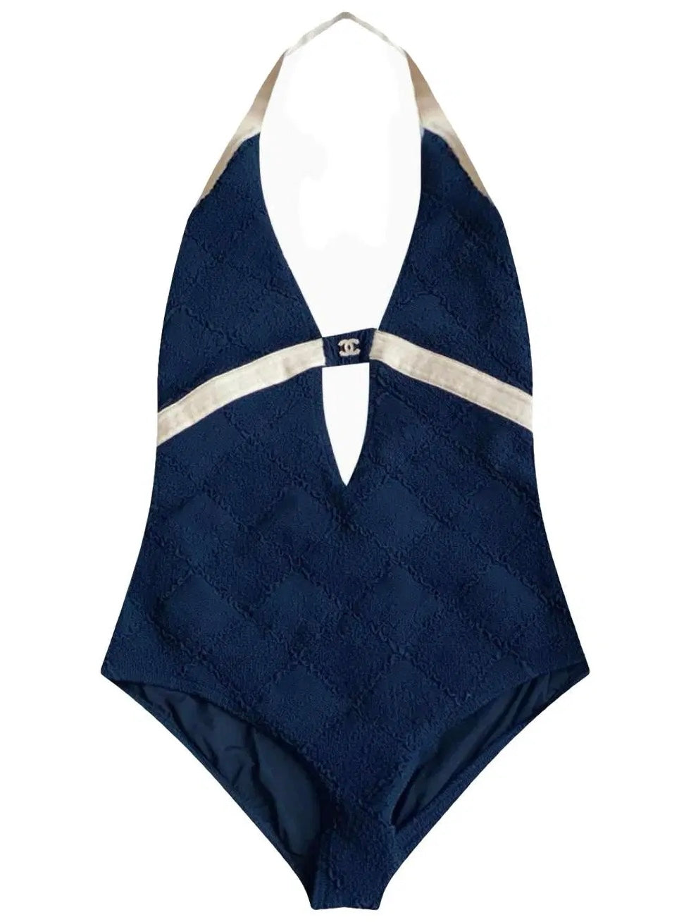 Chanel Terrycloth One Piece Bathing Suit - S