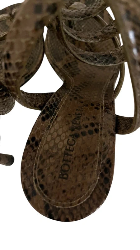 Botegga Venetta Python Spiral Heels - 39