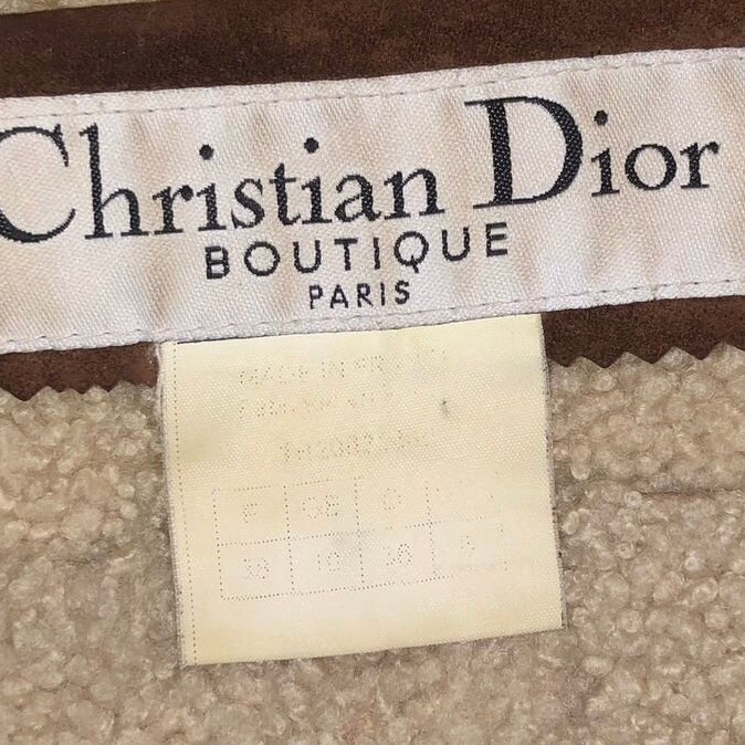 Dior Shearling Moto Jacket - S