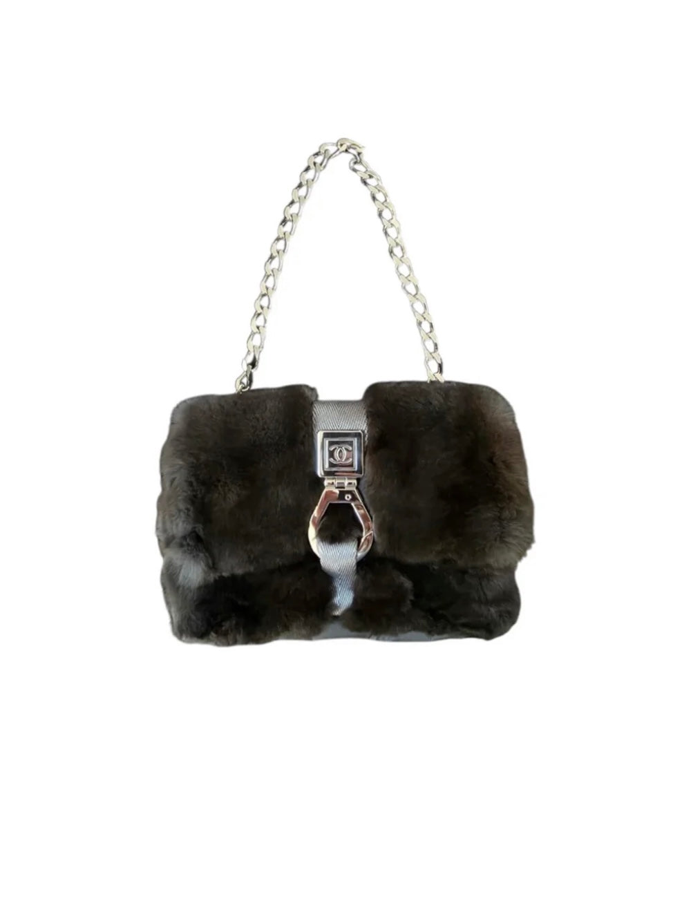 Chanel Fur Chain Bag
