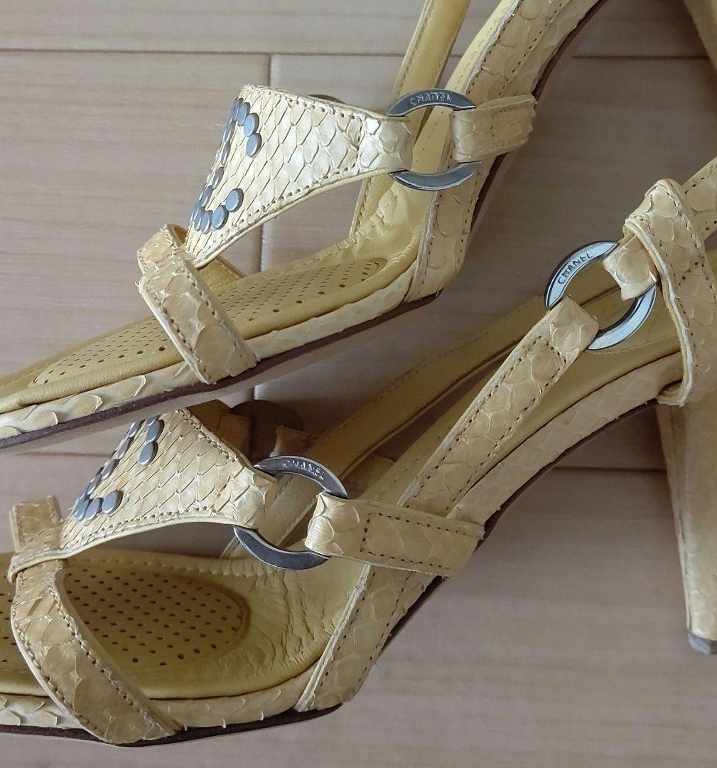 Chanel Python Heels - 37