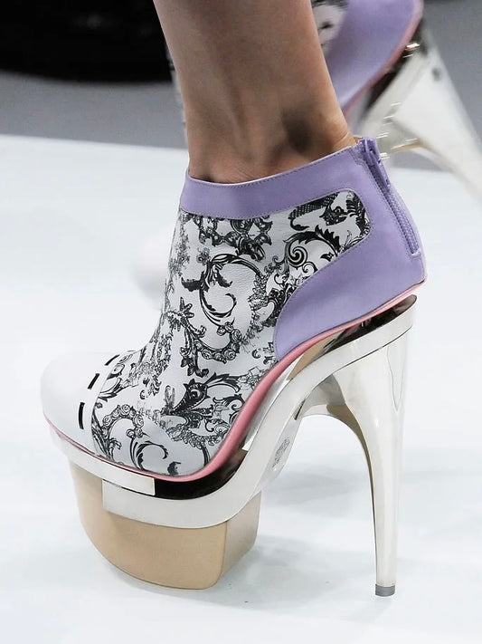 Versace Platform Spring 2010 Boots - 36