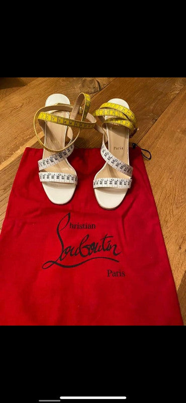 Christian Louboutin Measuring Tape Heels - 37.5