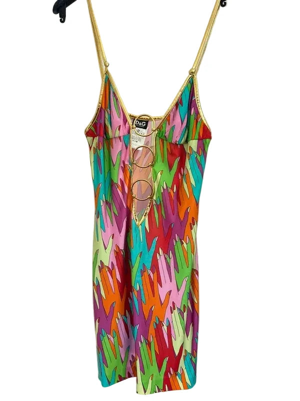 D&G Abstract Hand Dress - M