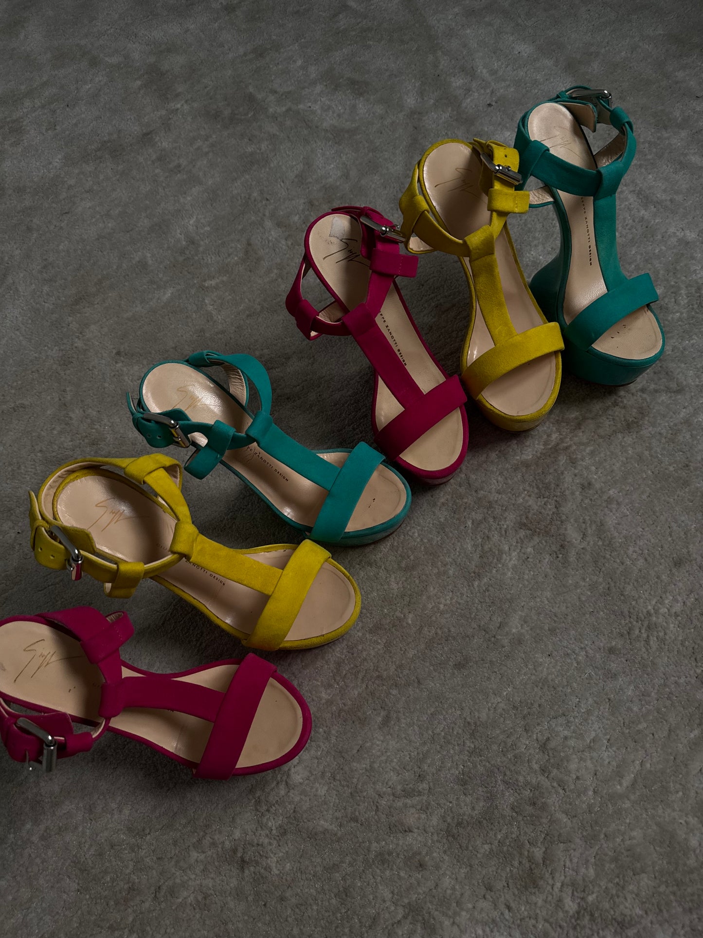 Giuseppe Zanotti T-strap Wedge Heel - 38/39