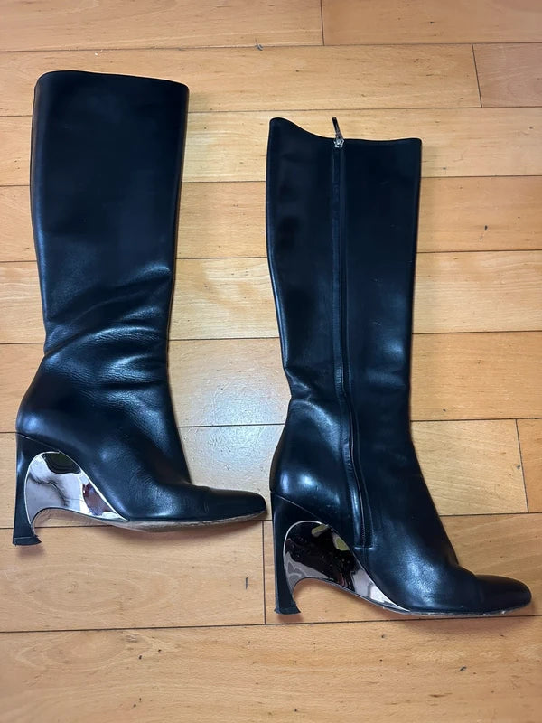 Dior by Raf Simons Mirror Wedge Heel - 37