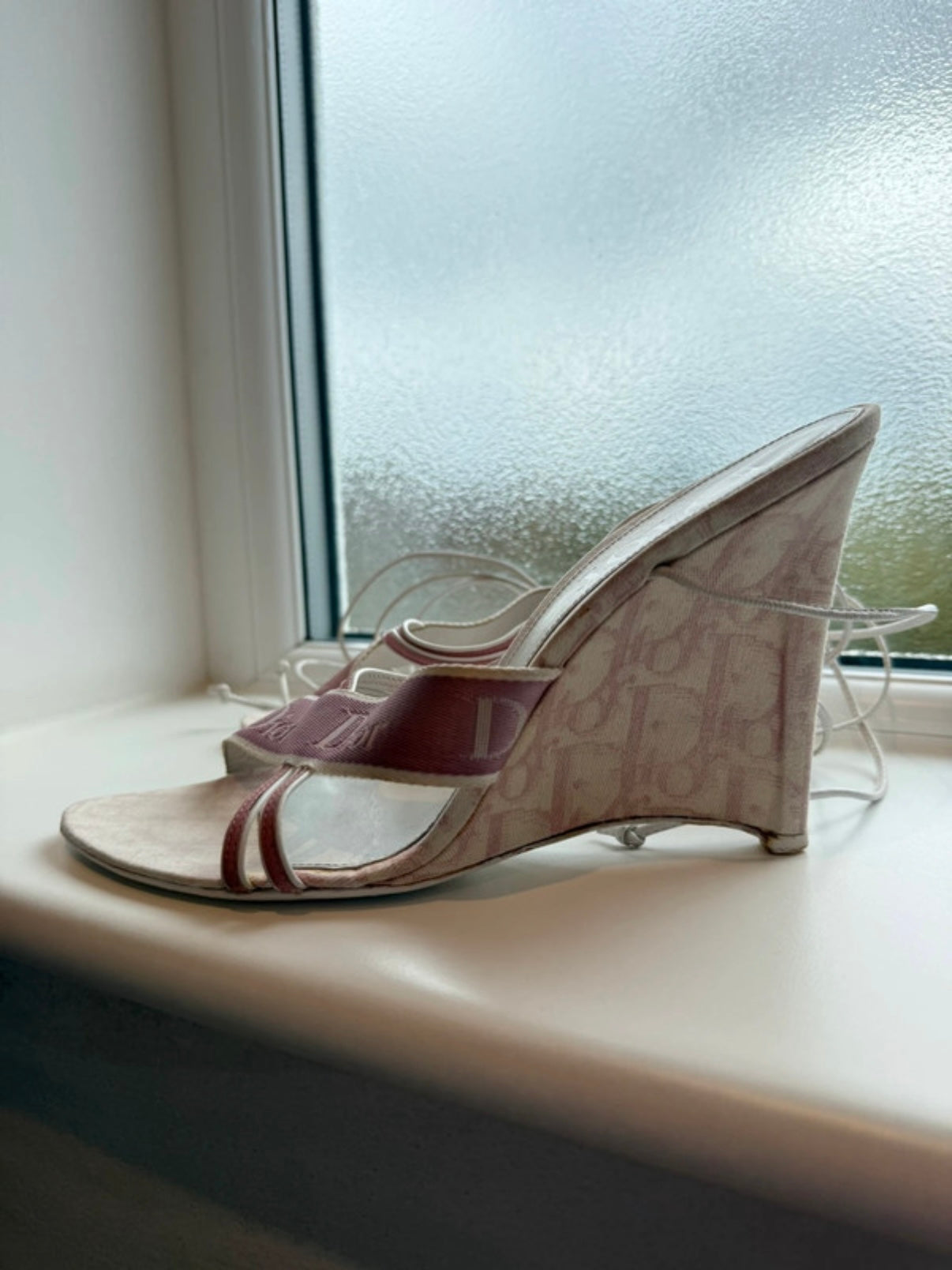 Dior Trotter Monogram Wedges - 40.5