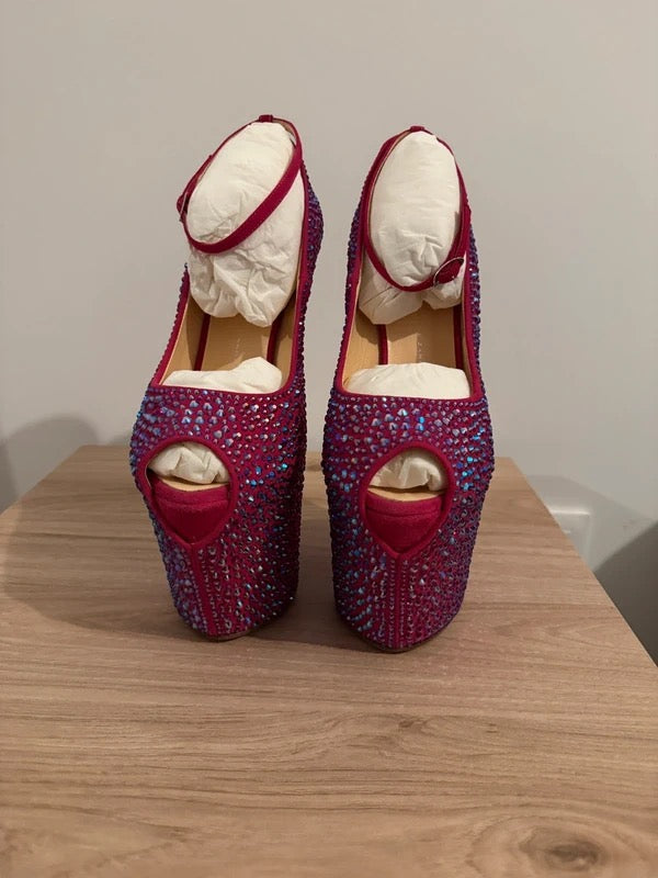 Giuseppe Zanotti Swarovski Wedge Brand New - 38.5