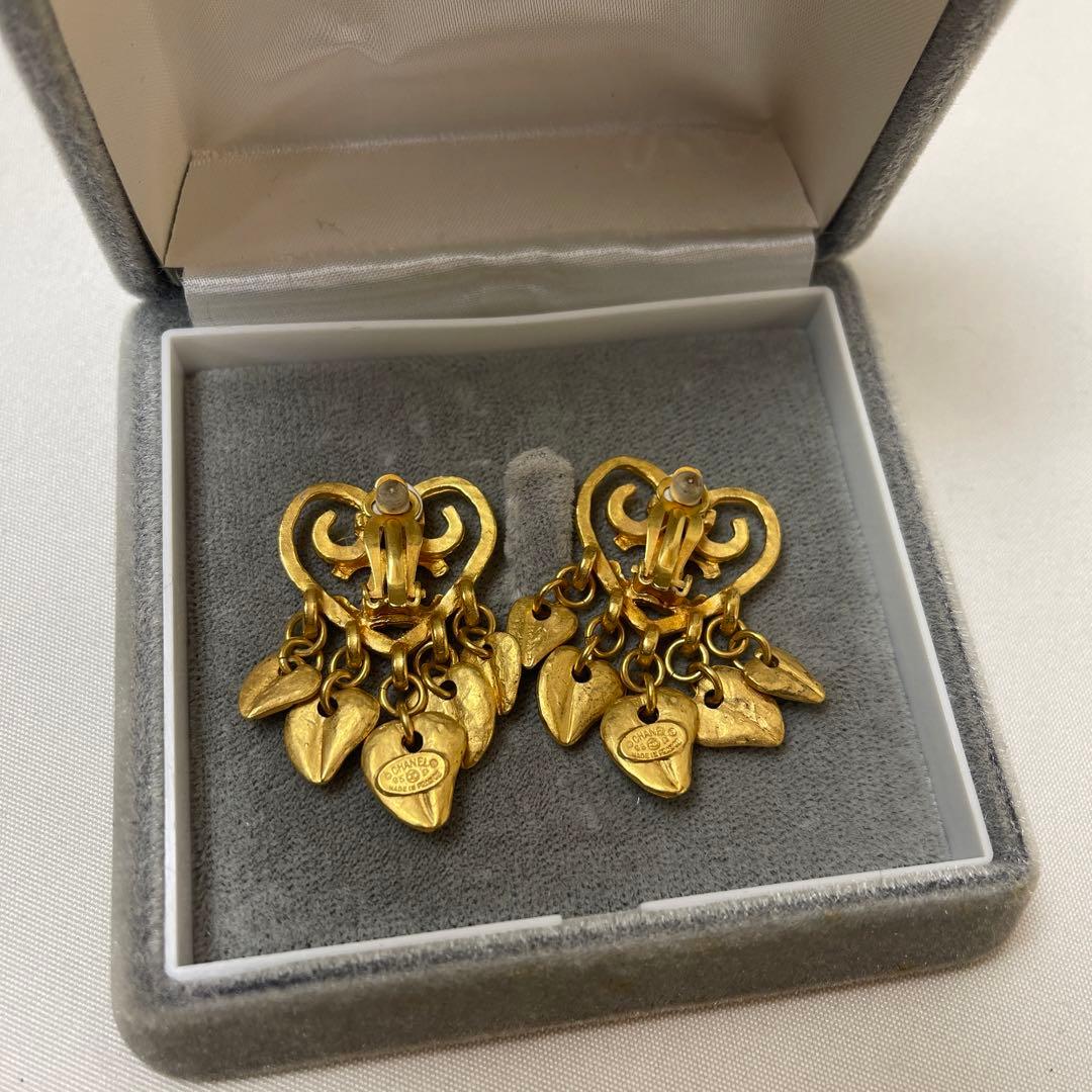 Chanel Vintage 1995 Turquoise Fringe Earrings