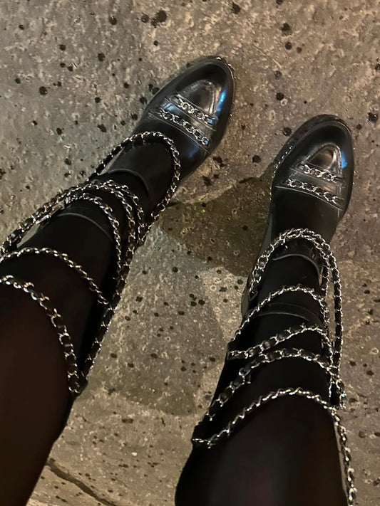 Chanel Runway 2013 Chain Boots - 39/39.5