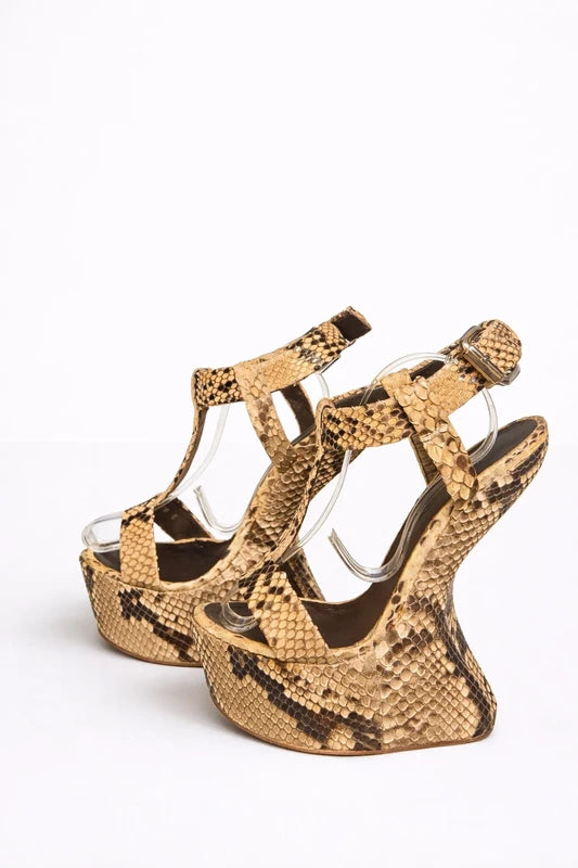Giuseppe Zanotti T-strap Wedge Heel - 37
