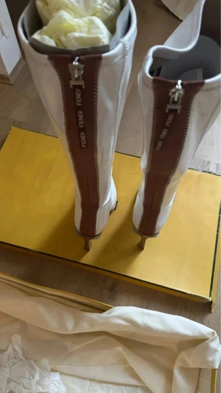 Fendi Patent Boots - 40