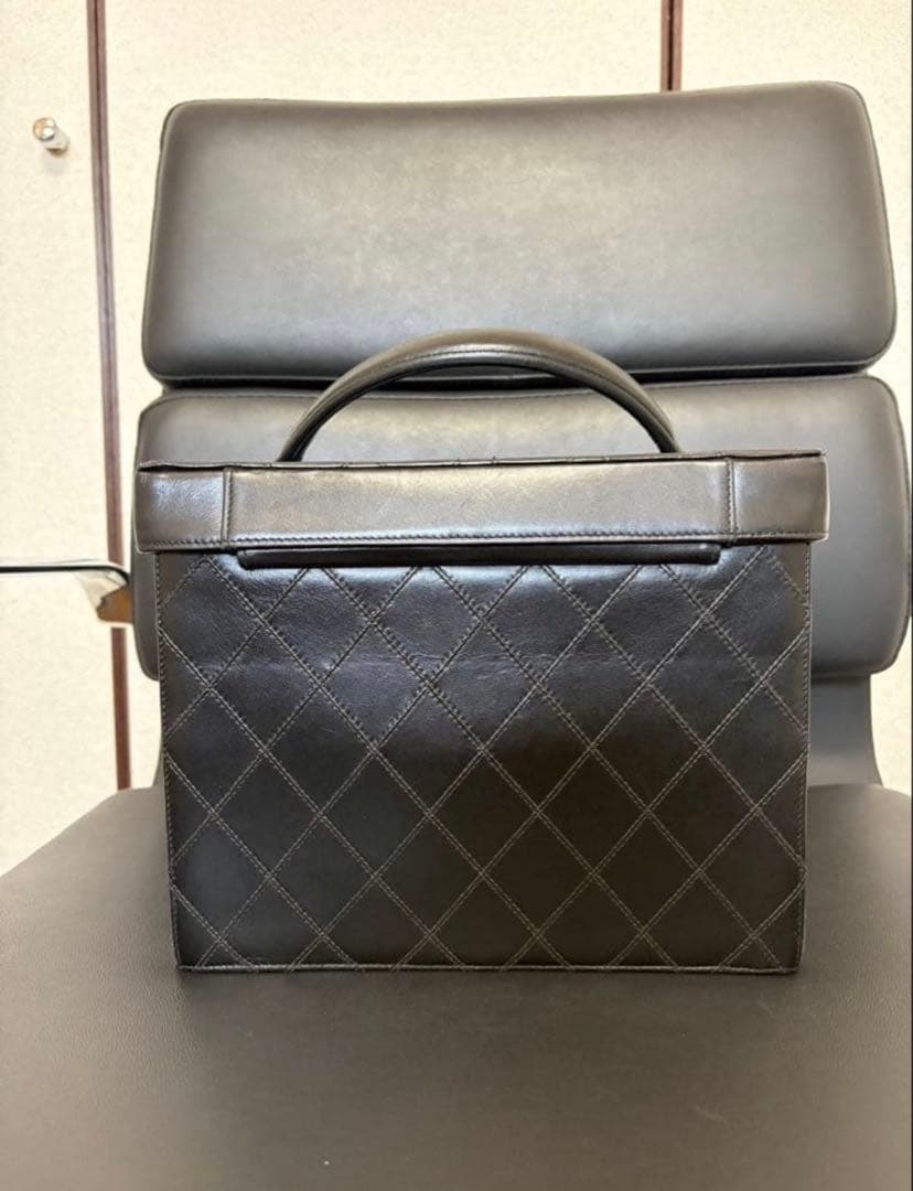 Chanel 1990s Quilted Vanity Box with Strap